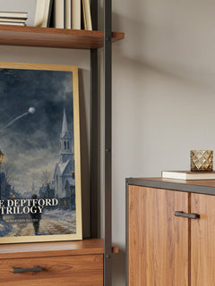 The Deptford Trilogy book watercolour illustration paper finish options – matte satin gloss