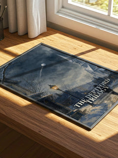 The Deptford Trilogy watercolour book poster framed on wall – literary fiction wall art