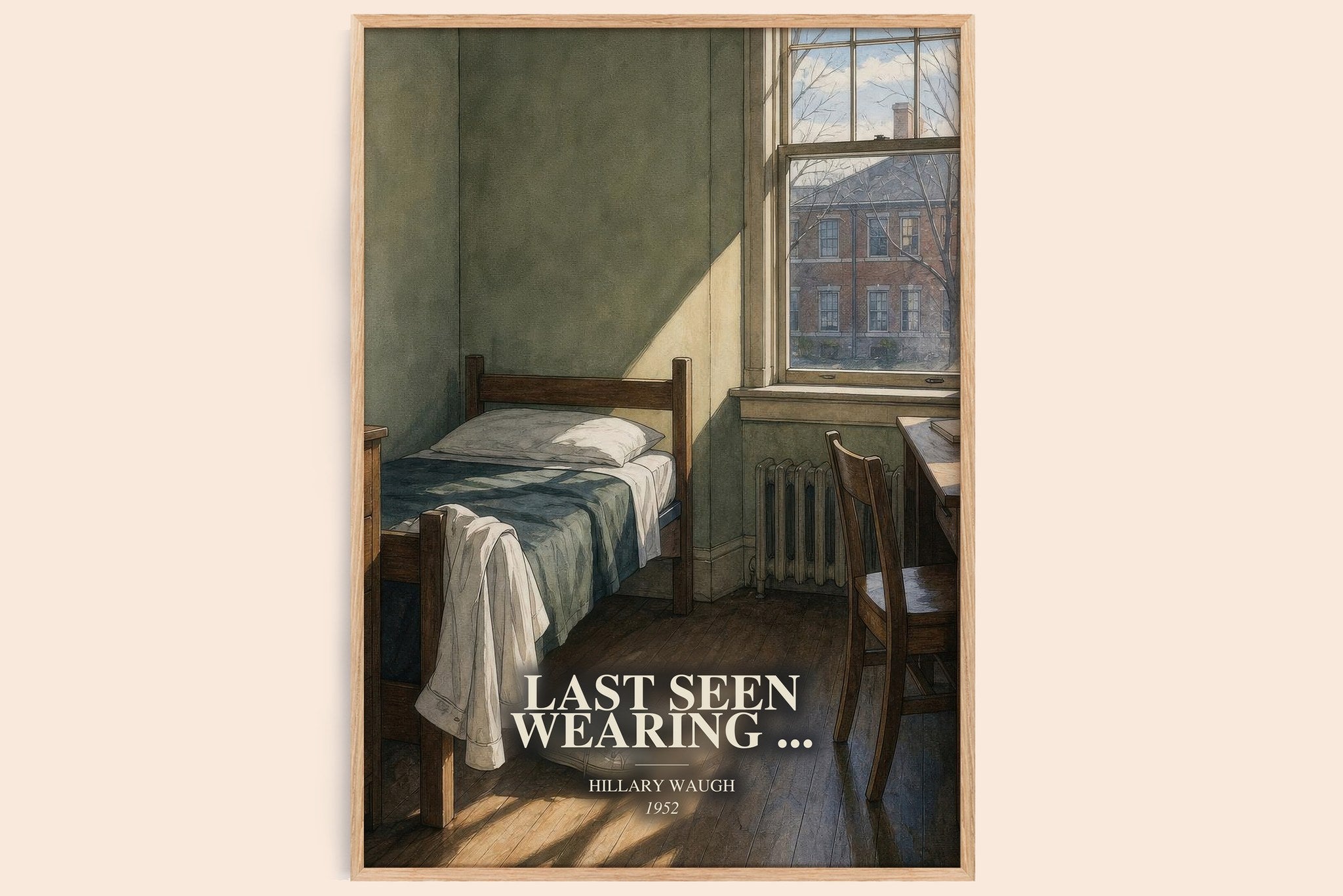 Last Seen Wearing ... Book Watercolour Illustration by Hillary Waugh