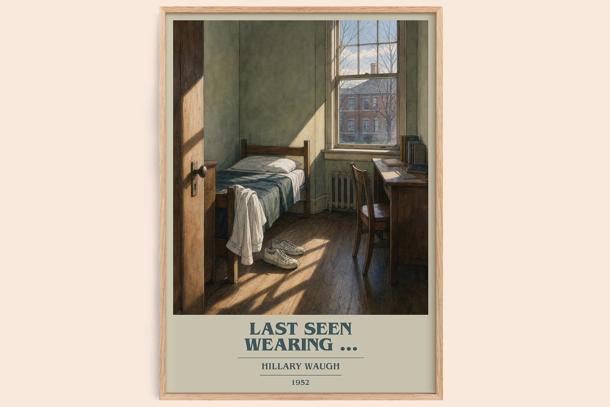 Last Seen Wearing ... Book Cover Poster by Hillary Waugh