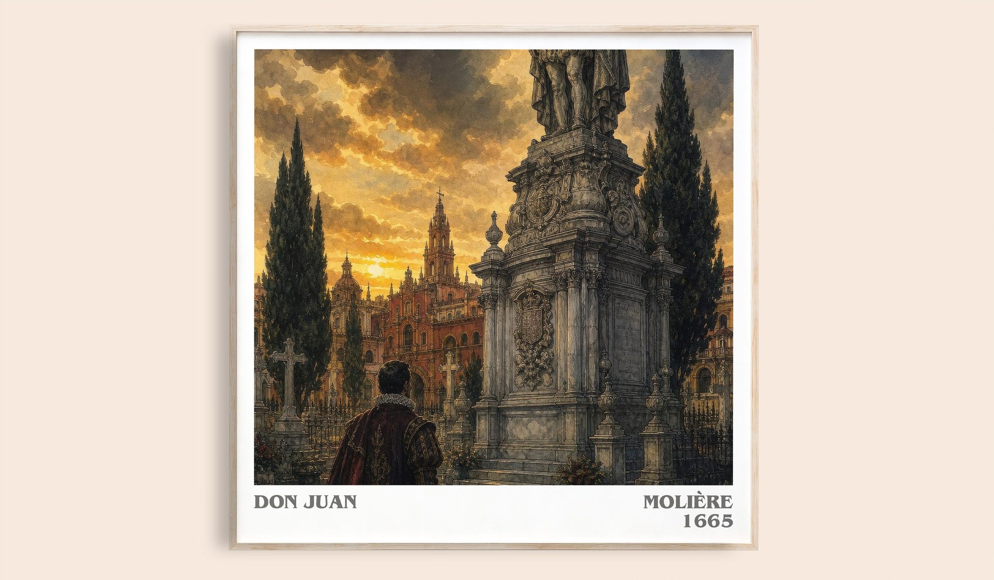 Don Juan Literary Art Print by Molière