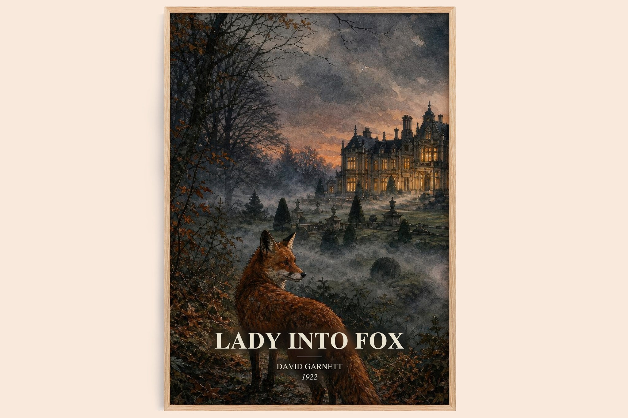 Lady into Fox Book Watercolour Illustration by David Garnett
