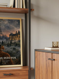Lady into Fox book watercolour illustration paper finish options – matte satin gloss