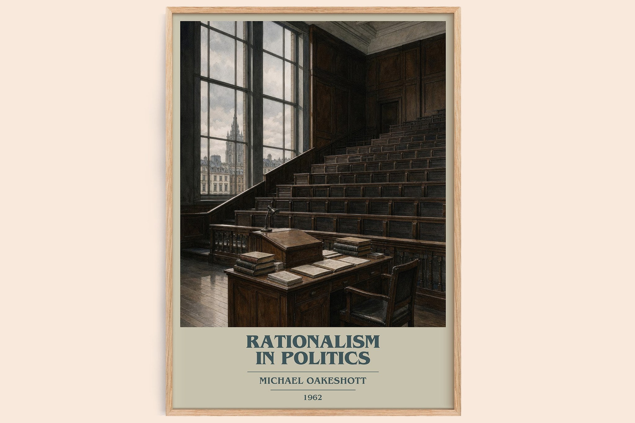 Rationalism in Politics Book Cover Poster by Michael Oakeshott