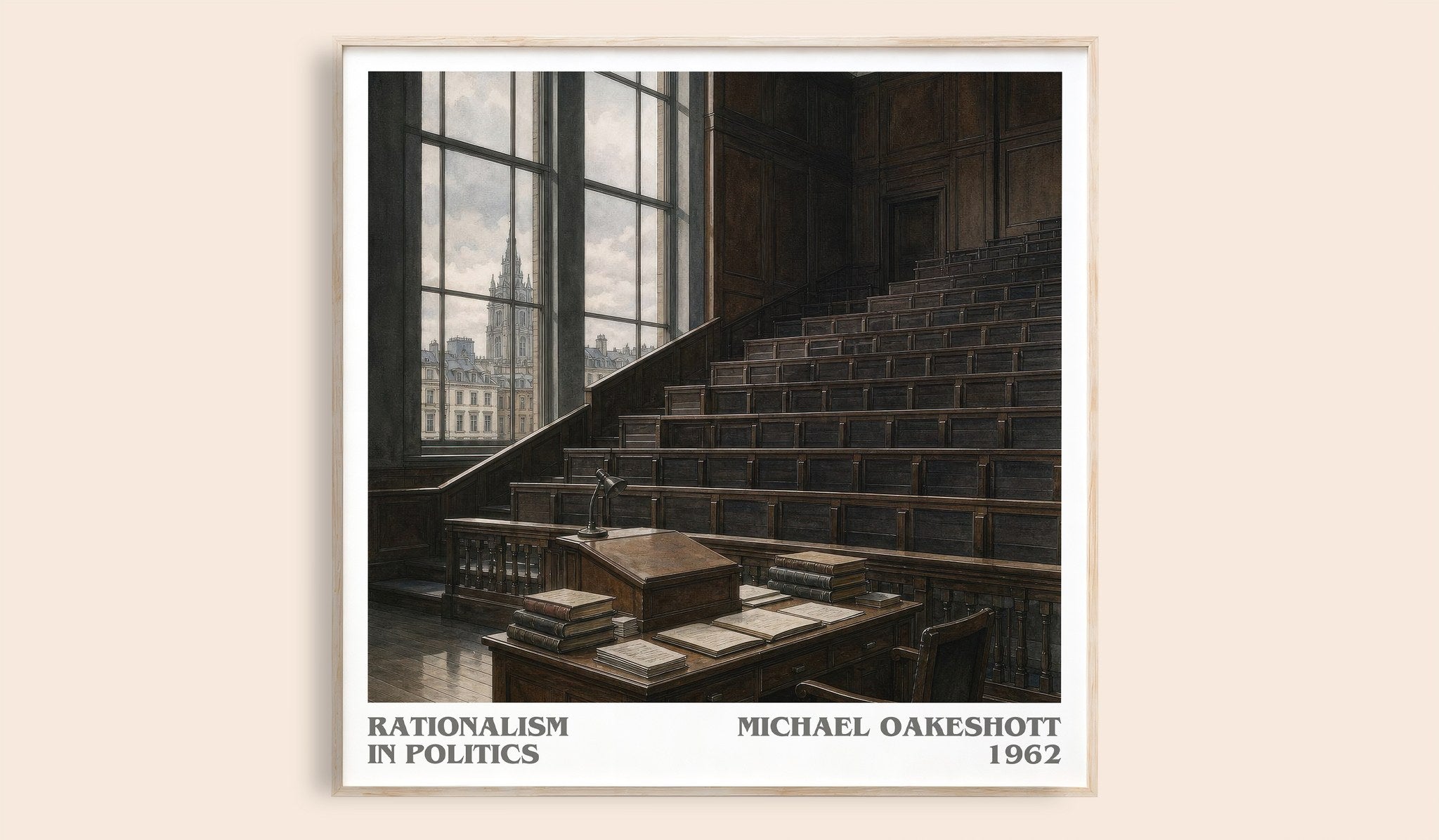 Rationalism in Politics Literary Art Print by Michael Oakeshott