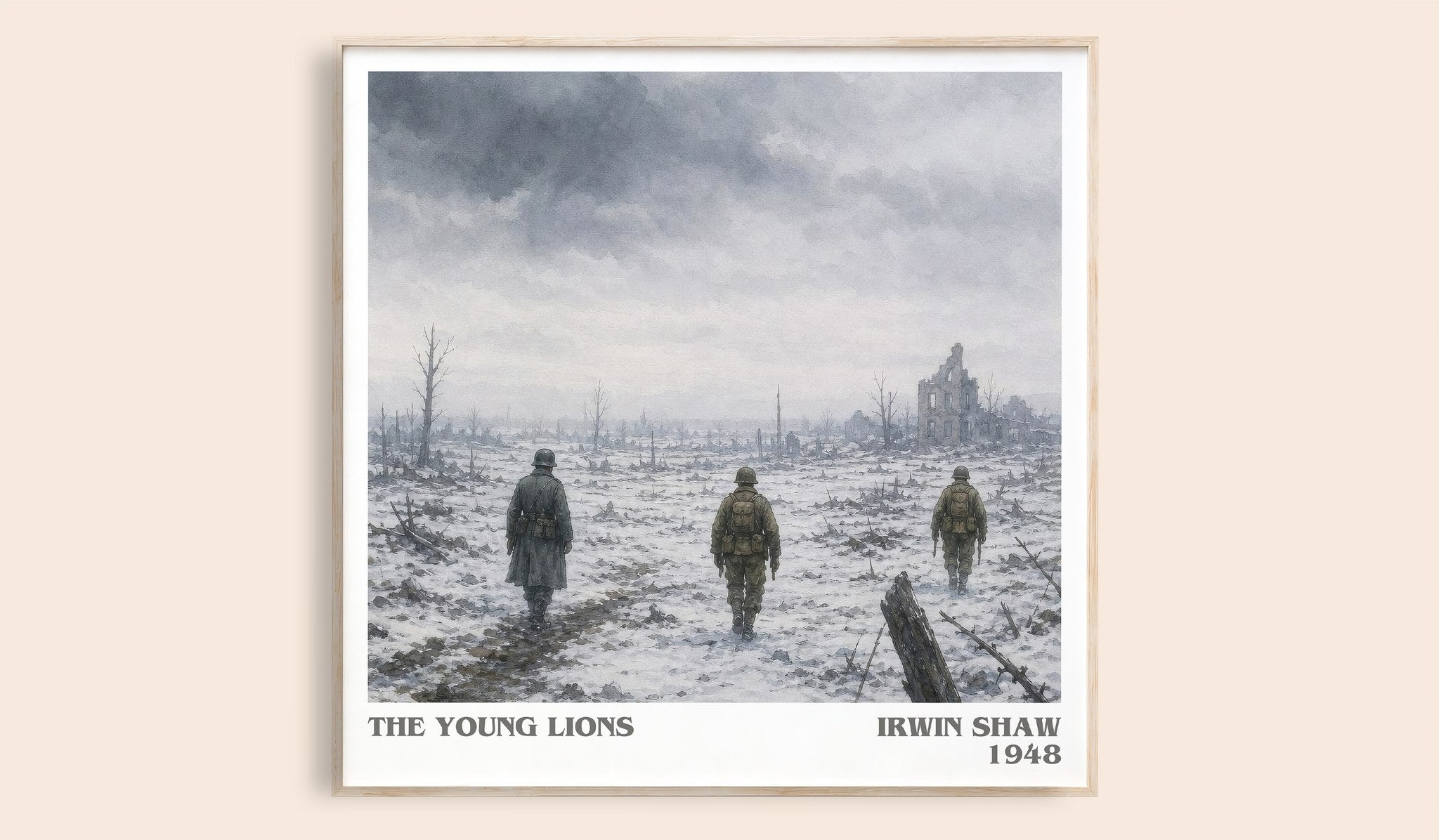 The Young Lions Literary Art Print by Irwin Shaw
