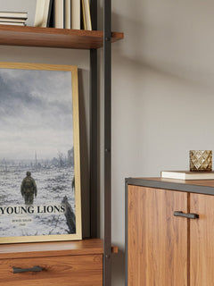 The Young Lions book watercolour illustration paper finish options – matte satin gloss