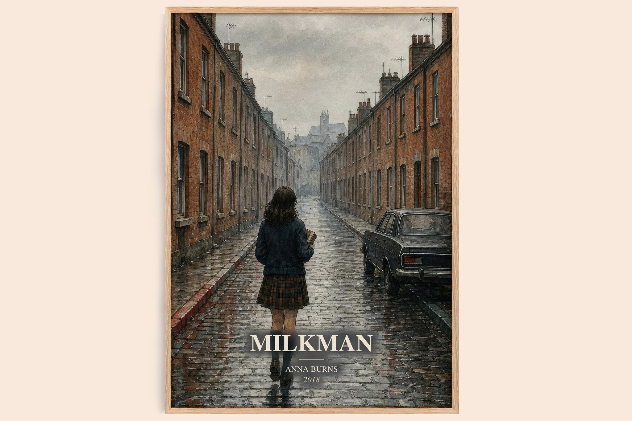 Milkman Book Watercolour Illustration by Anna Burns