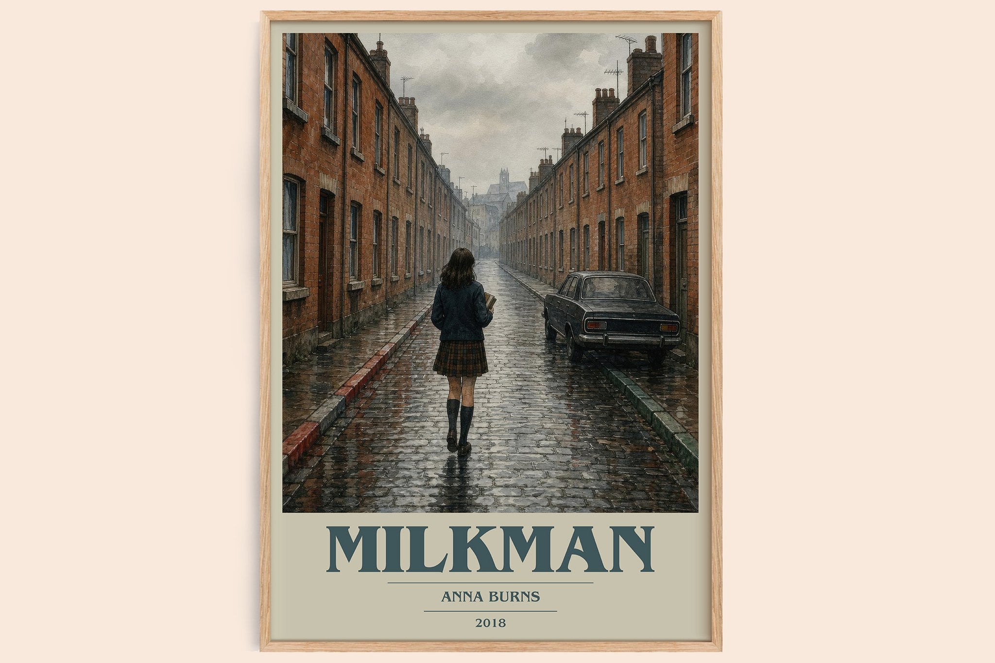 Milkman Book Cover Poster by Anna Burns