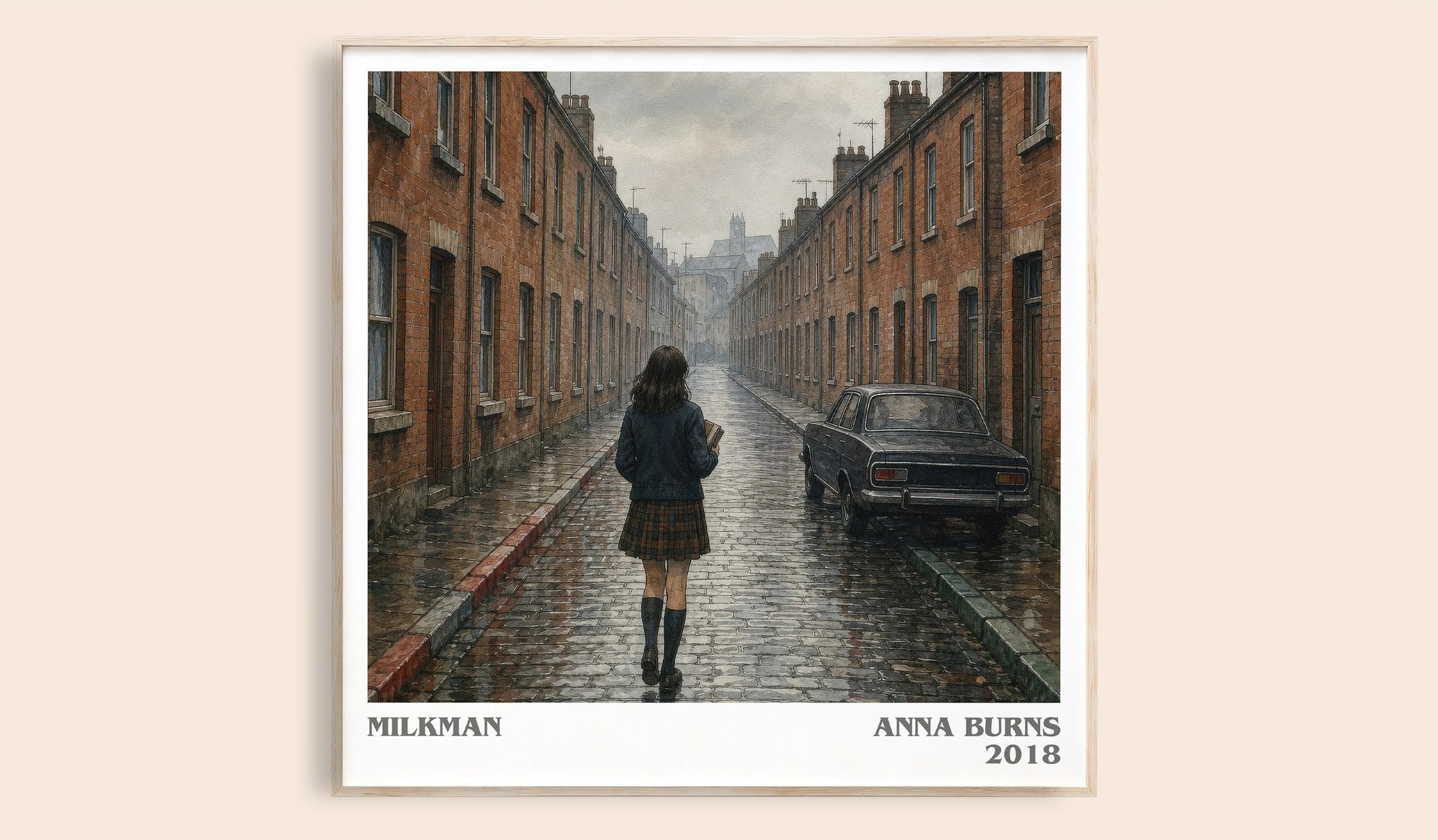 Milkman Literary Art Print by Anna Burns