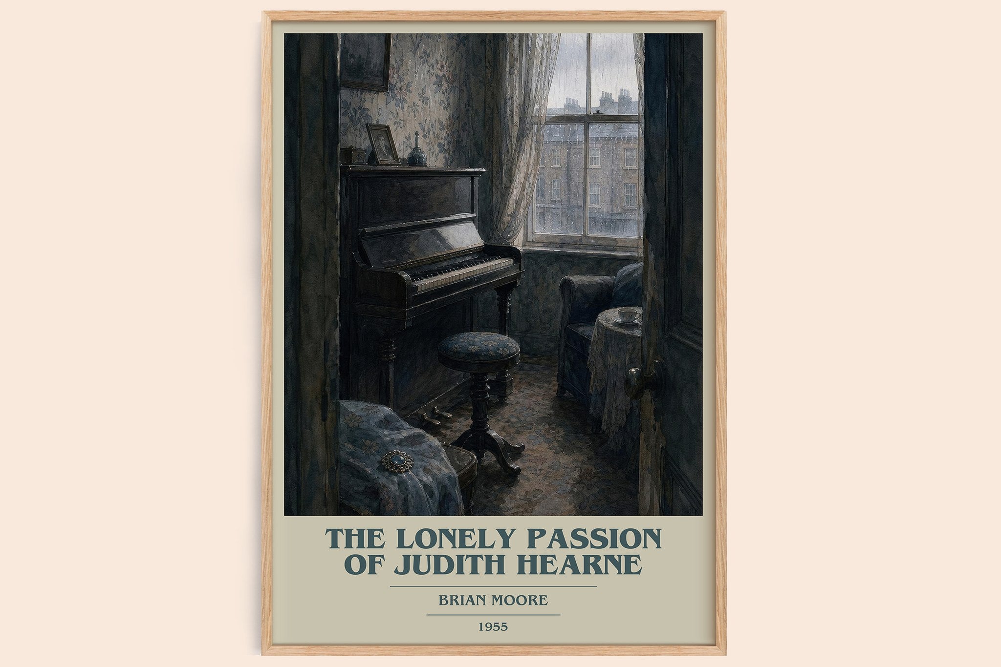 The Lonely Passion of Judith Hearne Book Cover Poster by Brian Moore