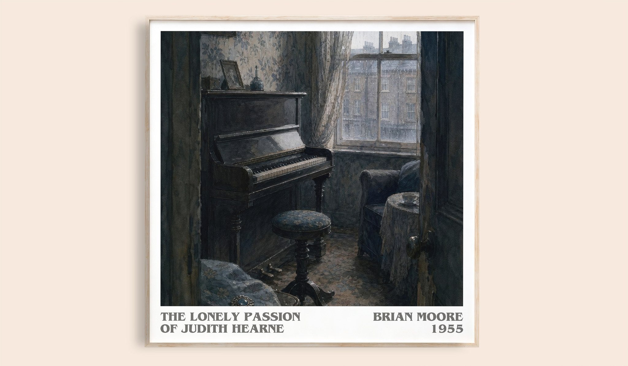 The Lonely Passion of Judith Hearne Literary Art Print by Brian Moore