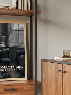 The Lonely Passion of Judith Hearne book watercolour illustration paper finish options – matte satin gloss