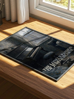 The Lonely Passion of Judith Hearne watercolour book poster framed on wall – literary fiction wall art