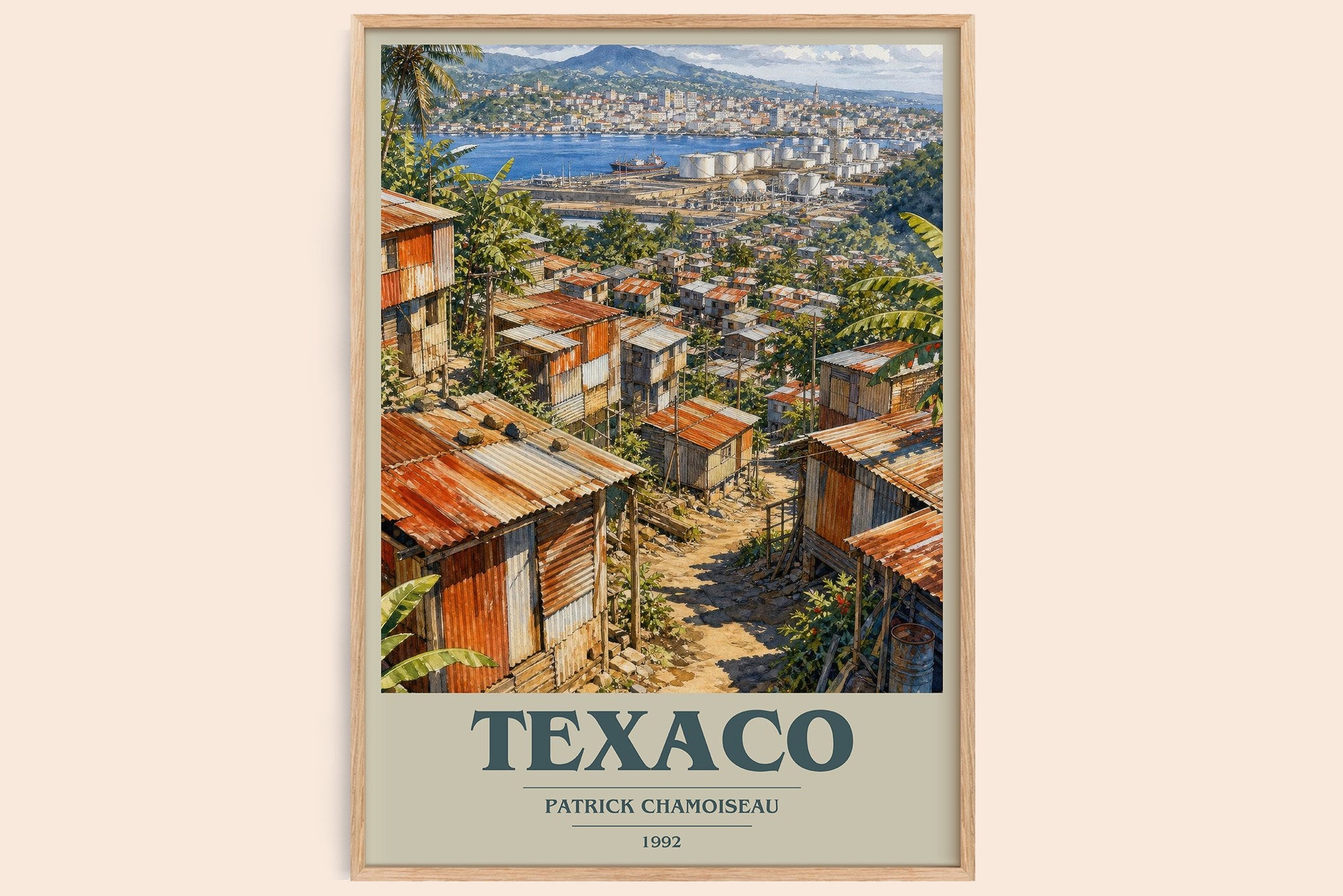 Texaco Book Cover Poster by Patrick Chamoiseau