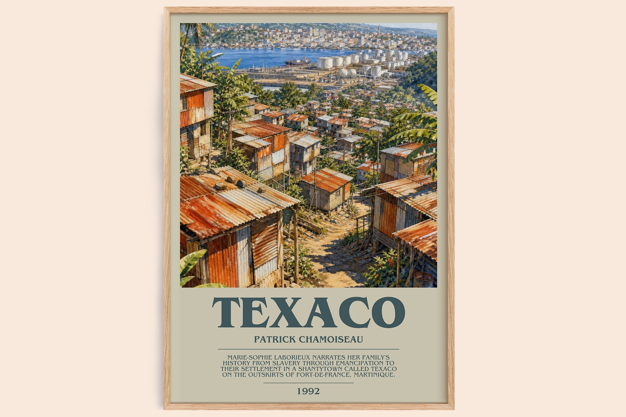 Texaco Bookish Wall Art by Patrick Chamoiseau
