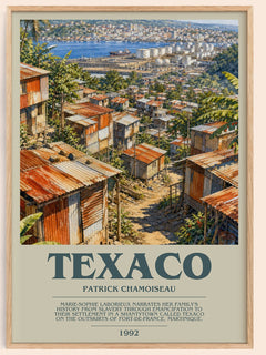Texaco Bookish Wall Art by Patrick Chamoiseau – framed poster
