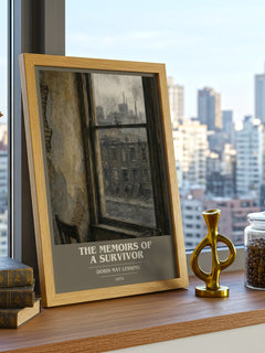 The Memoirs of a Survivor book cover poster colour and style options – Doris May Lessing book art