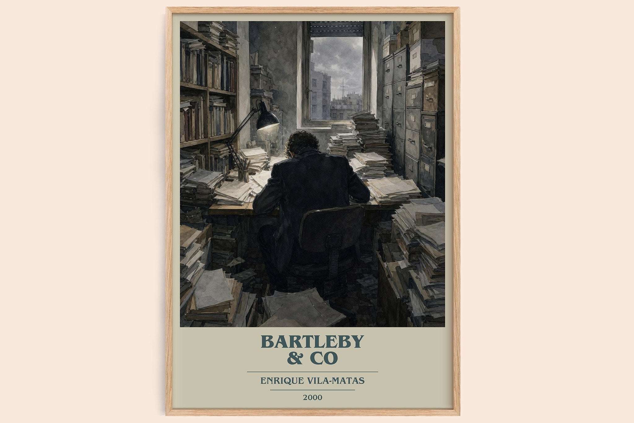 Bartleby & Co Book Cover Poster by Enrique Vila-Matas