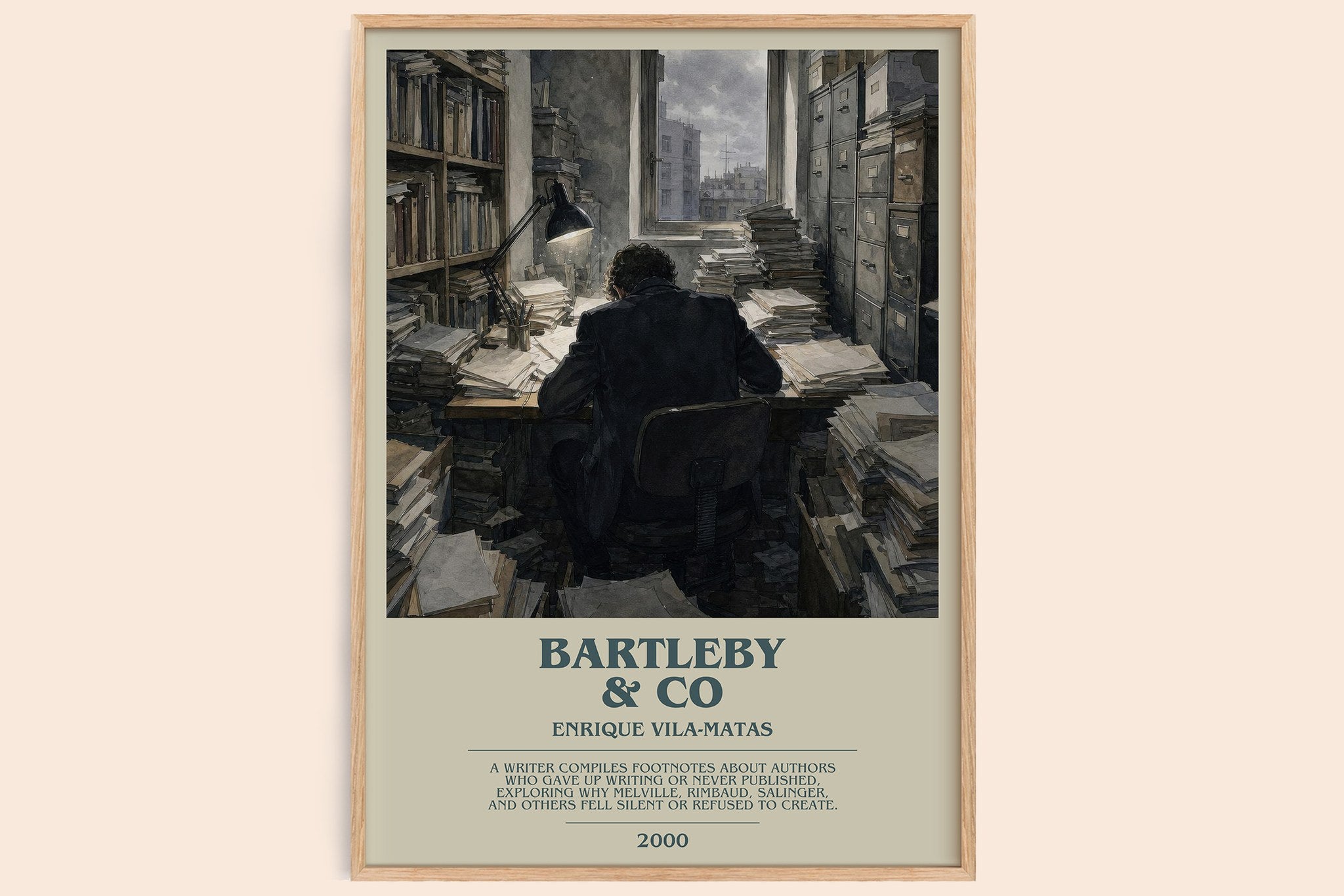 Bartleby & Co Bookish Wall Art by Enrique Vila-Matas