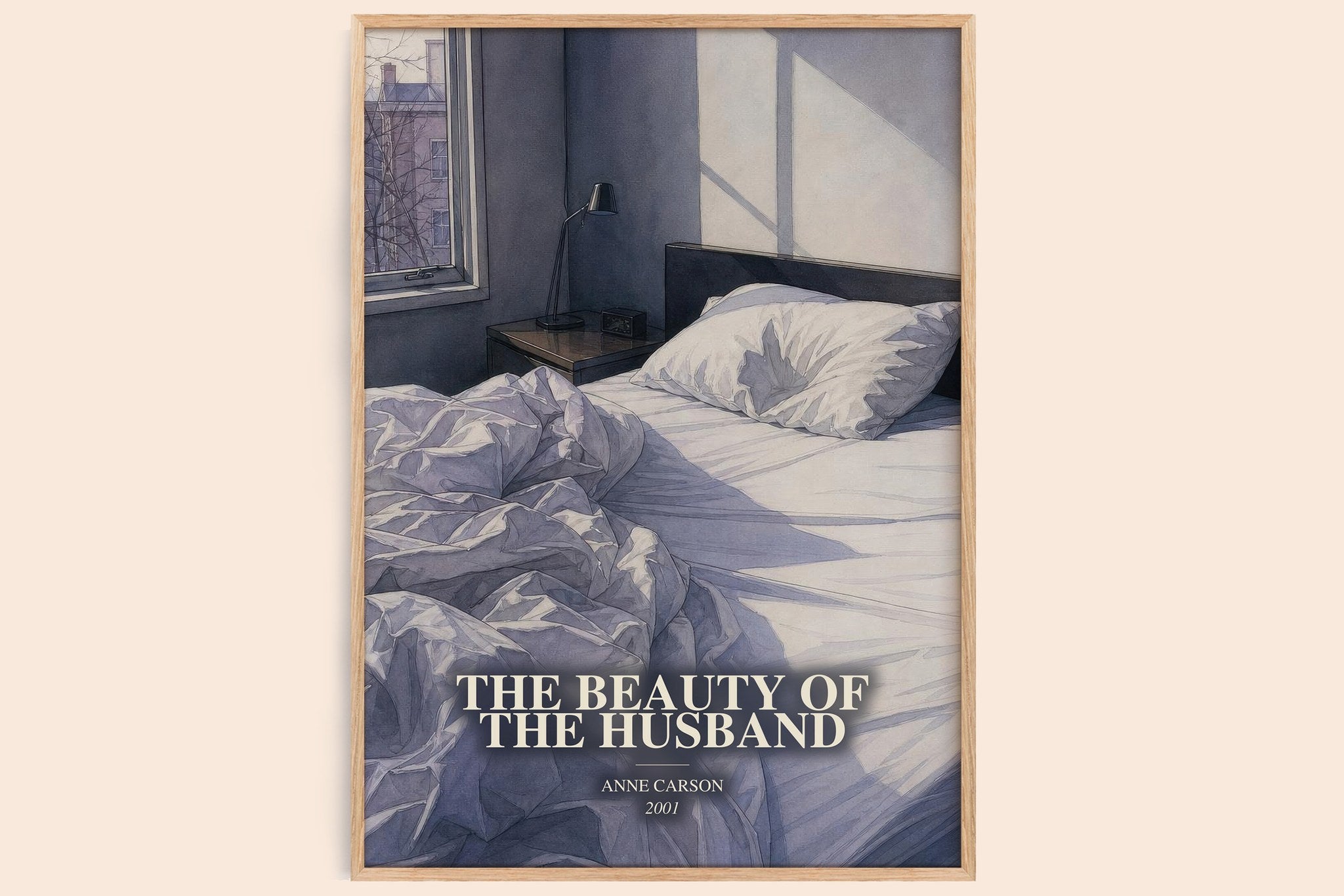 The Beauty Of The Husband Book Watercolour Illustration by Anne Carson