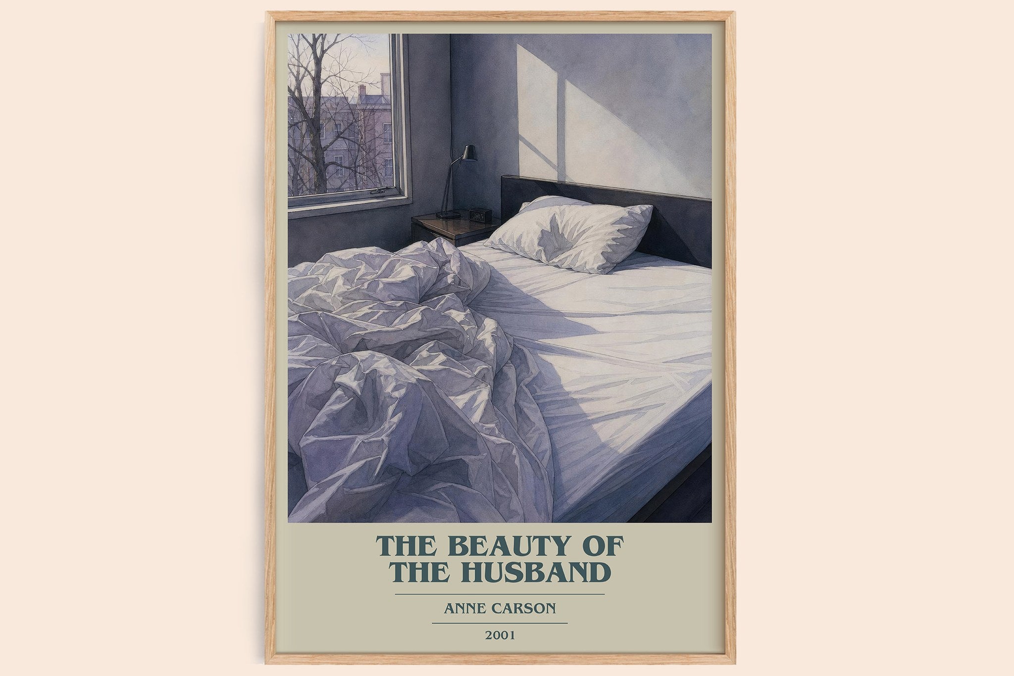 The Beauty Of The Husband Book Cover Poster by Anne Carson