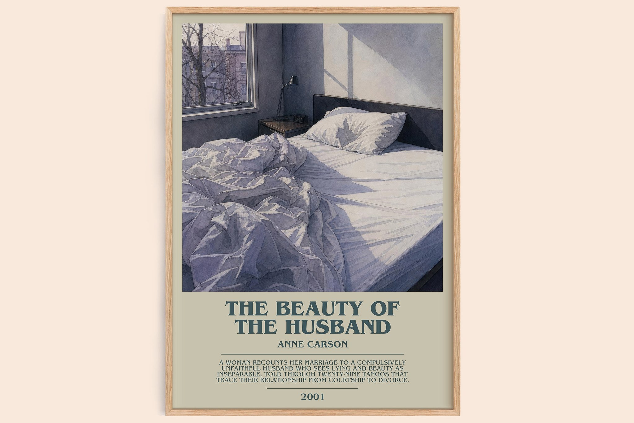 The Beauty Of The Husband Bookish Wall Art by Anne Carson