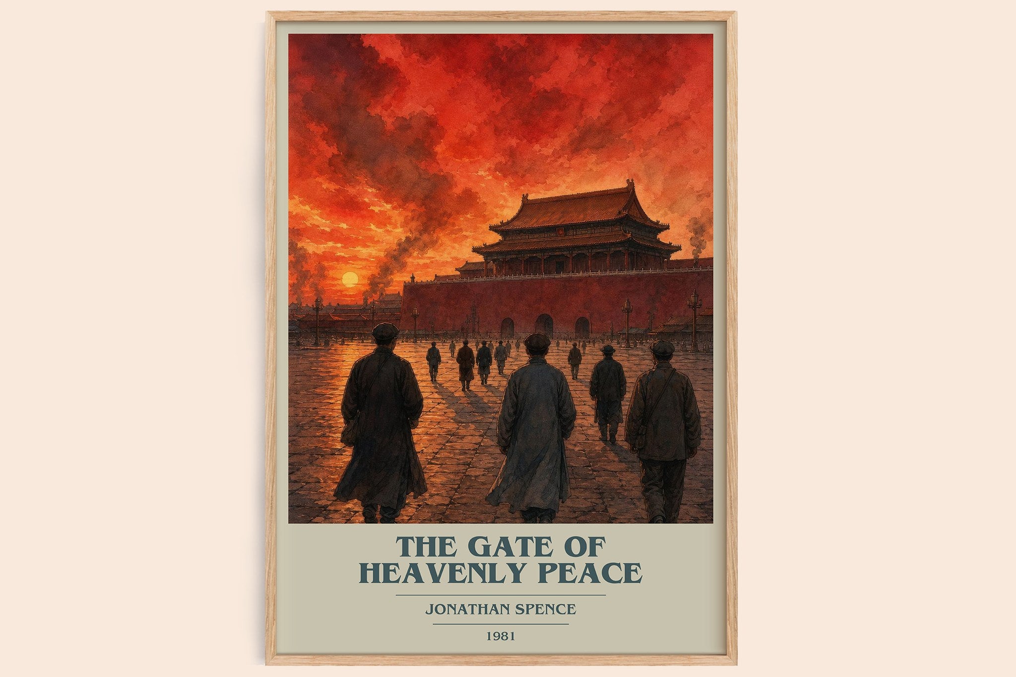 The Gate of Heavenly Peace Book Cover Poster by Jonathan Spence