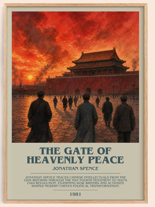 The Gate of Heavenly Peace Bookish Wall Art by Jonathan Spence – framed poster