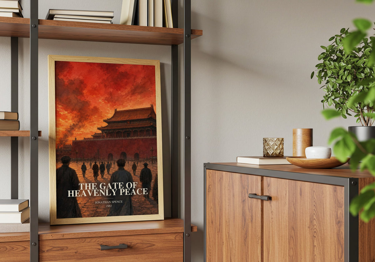 The Gate of Heavenly Peace book watercolour illustration paper finish options – matte satin gloss