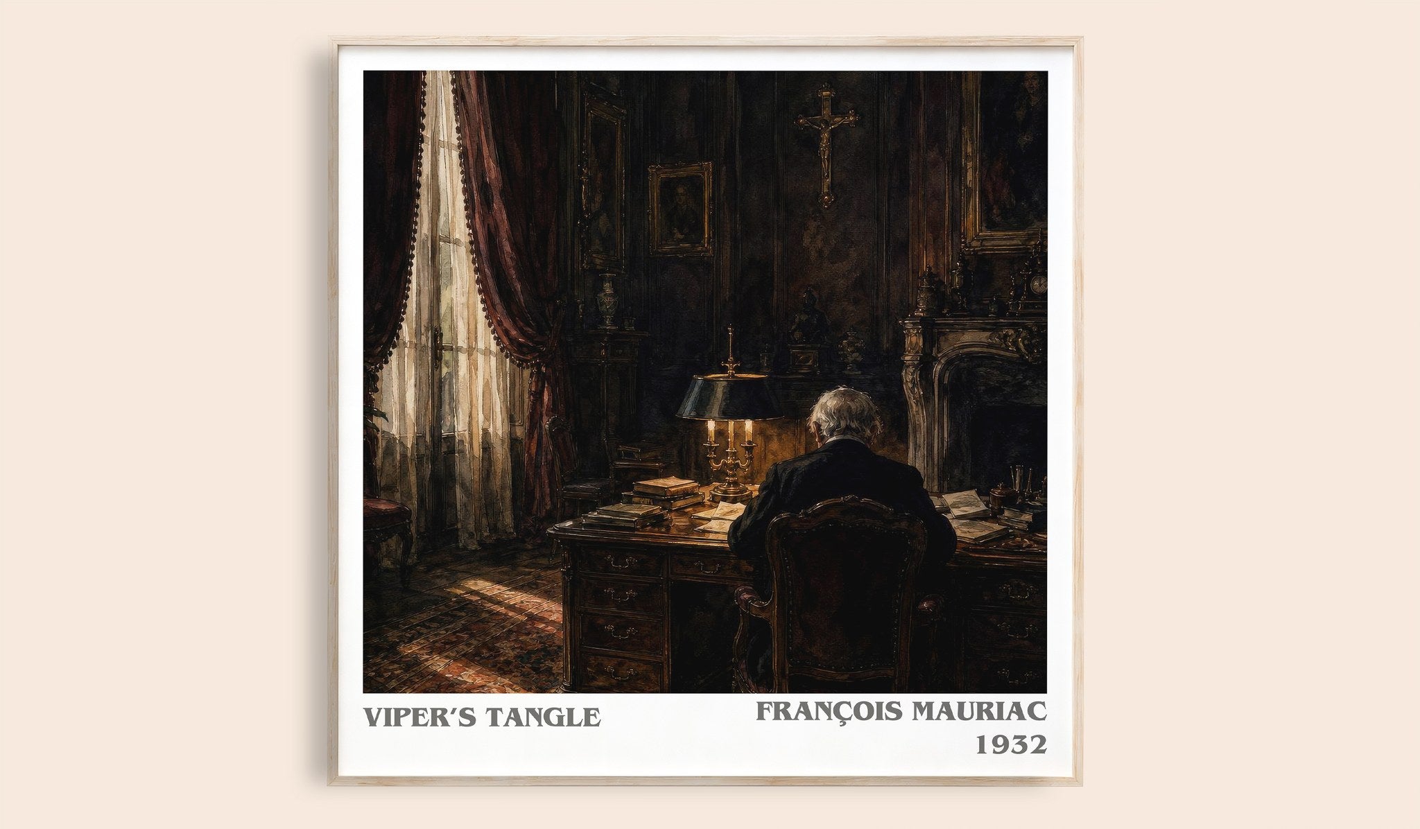Viper’s Tangle Literary Art Print by François Mauriac