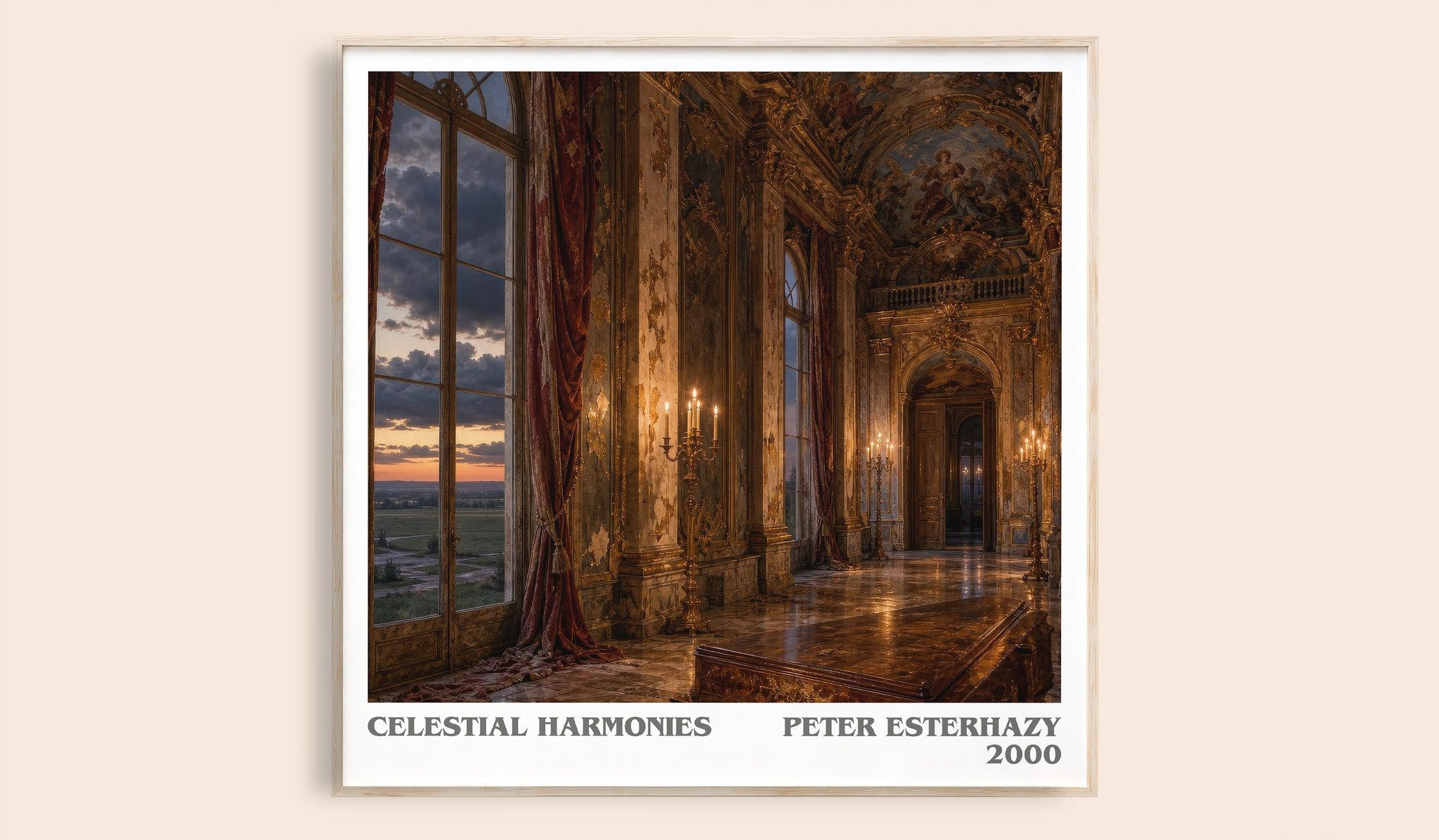 Celestial Harmonies Literary Art Print by Peter Esterhazy