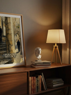 Operation Shylock watercolour print on bookshelf – Philip Roth fan gift