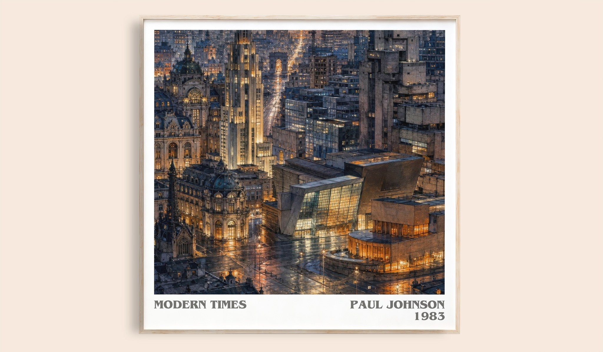 Modern Times Literary Art Print by Paul Johnson