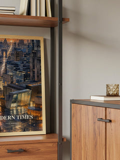 Modern Times book watercolour illustration paper finish options – matte satin gloss