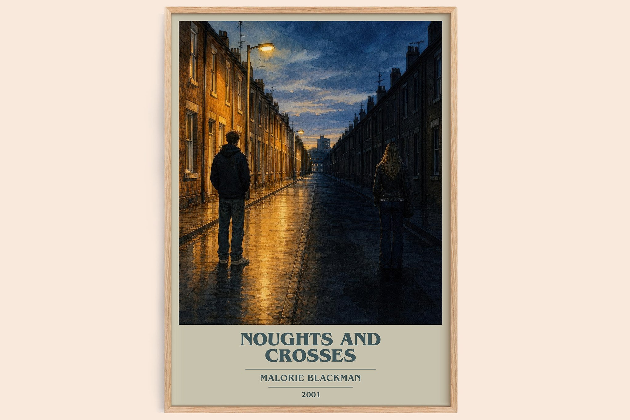 Noughts and Crosses Book Cover Poster by Malorie Blackman