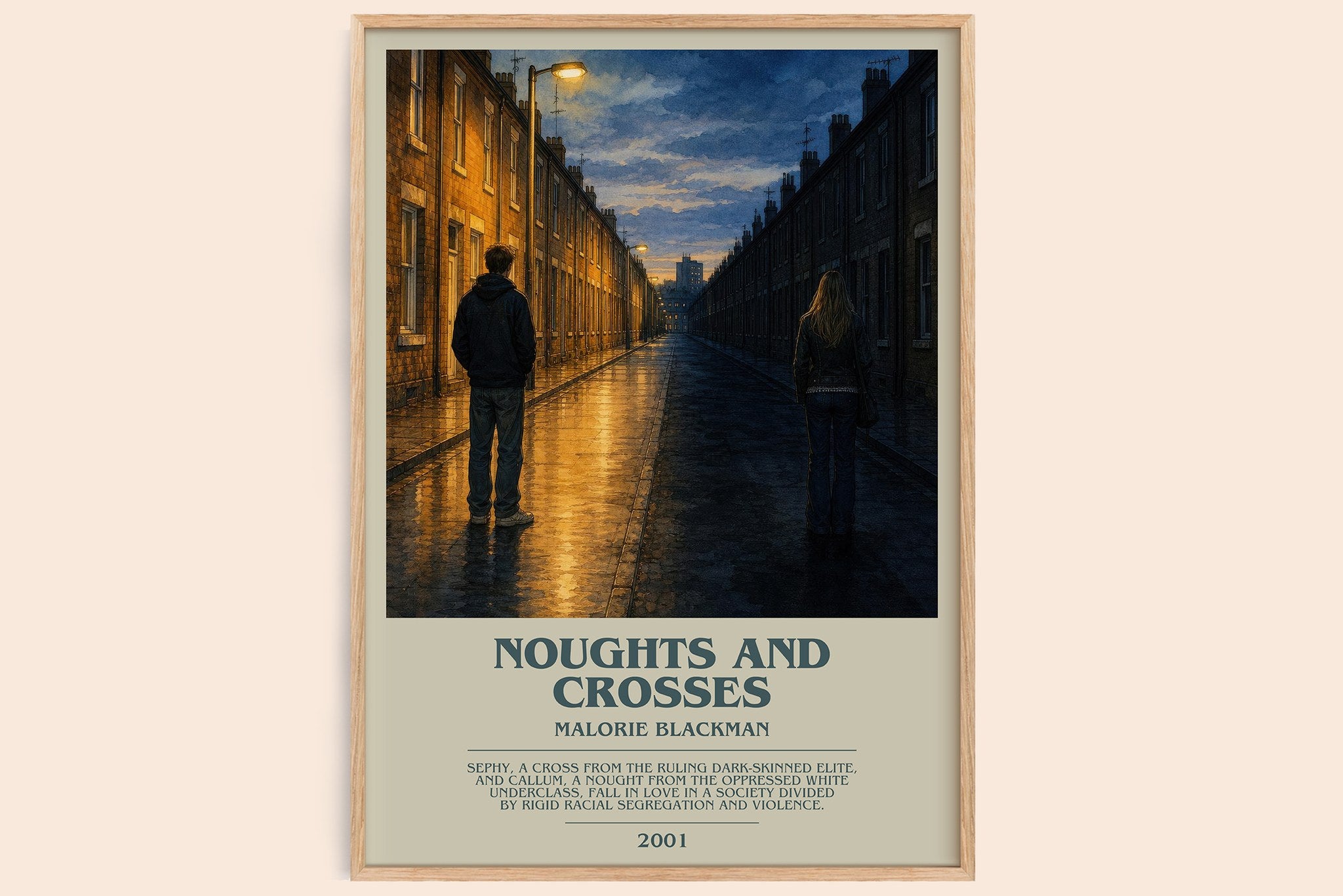 Noughts and Crosses Bookish Wall Art by Malorie Blackman