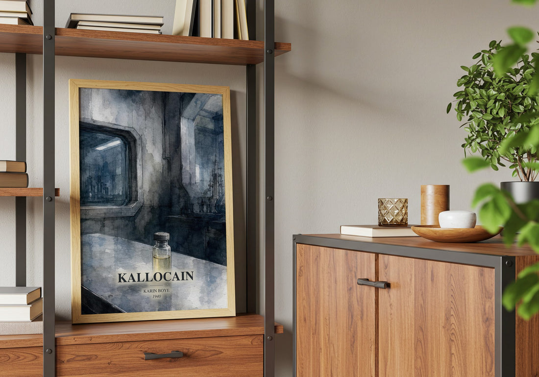 Kallocain book watercolour illustration paper finish options – matte satin gloss
