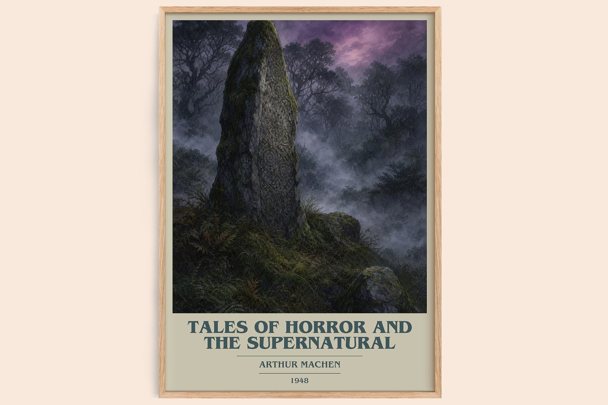 Tales Of Horror And The Supernatural Book Cover Poster by A. Machen