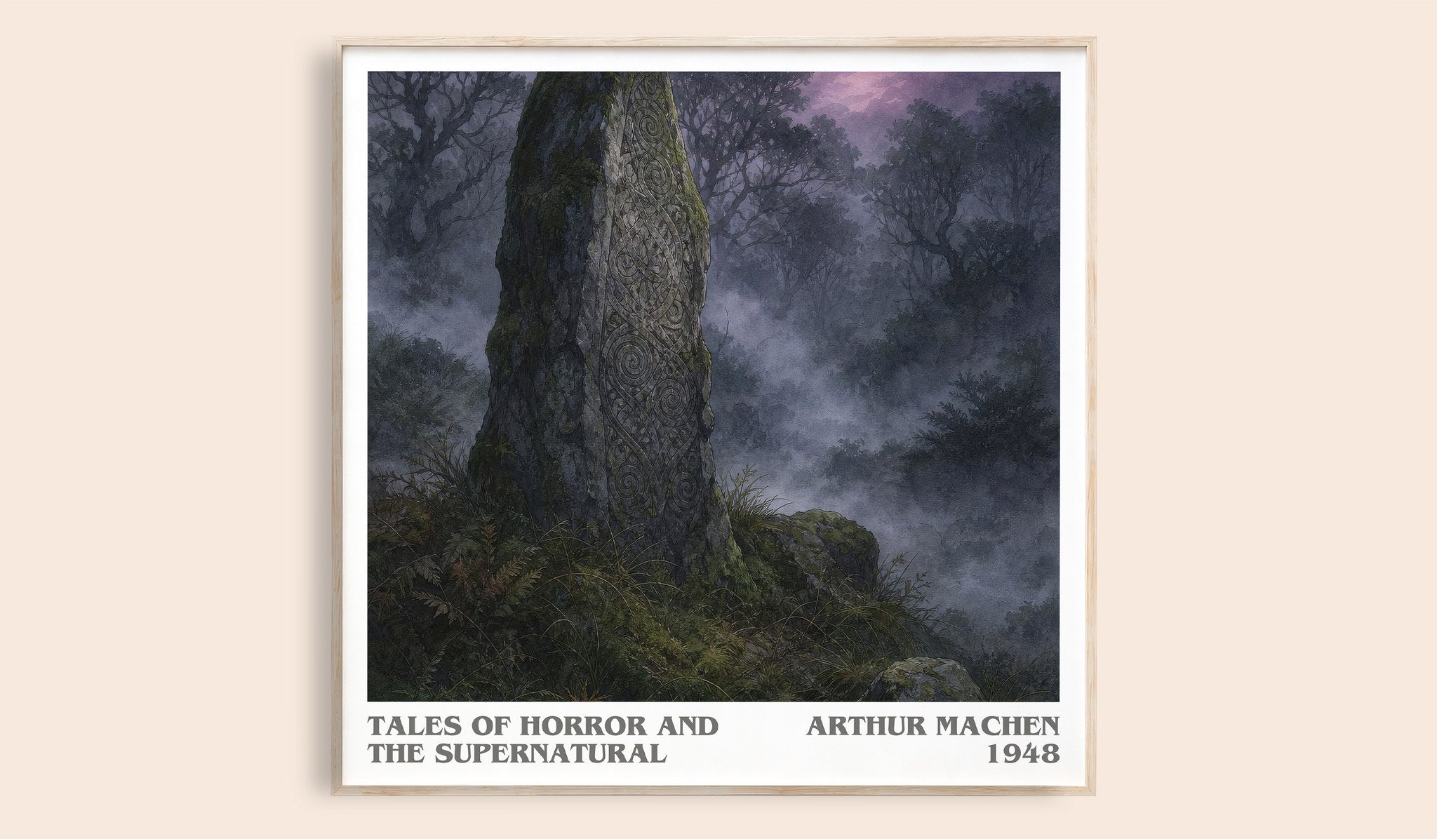 Tales Of Horror And The Supernatural Literary Art Print by A. Machen