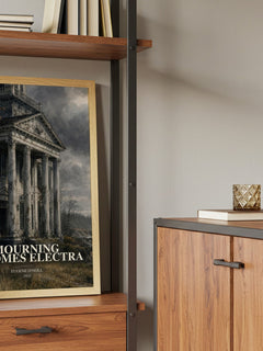 Mourning Becomes Electra book watercolour illustration paper finish options – matte satin gloss