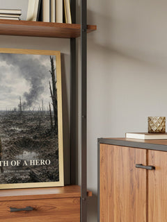 Death Of A Hero book watercolour illustration paper finish options – matte satin gloss
