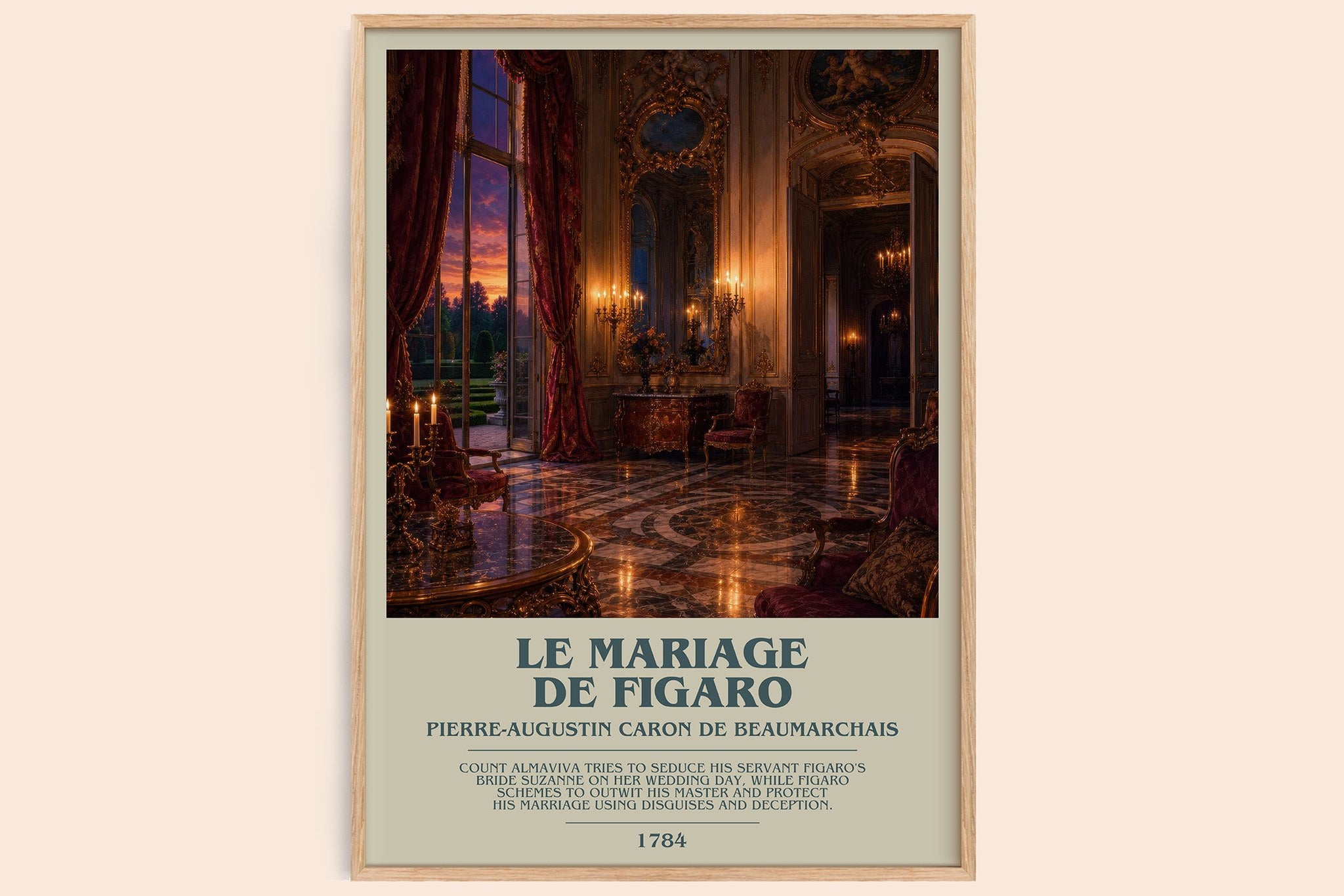 Le Mariage De Figaro Bookish Wall Art by P. Beaumarchais