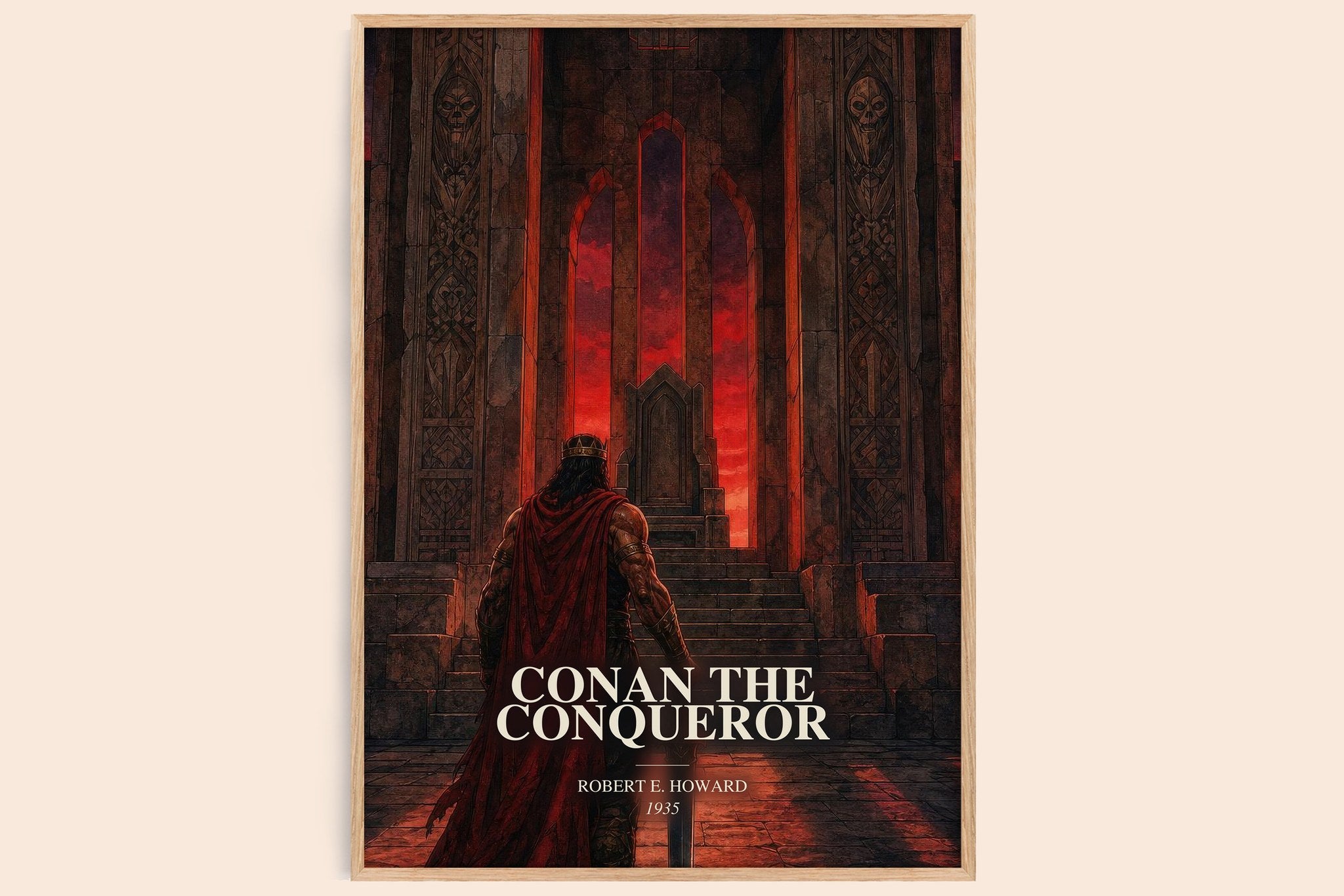 Conan The Conqueror Book Watercolour Illustration by Robert E. Howard