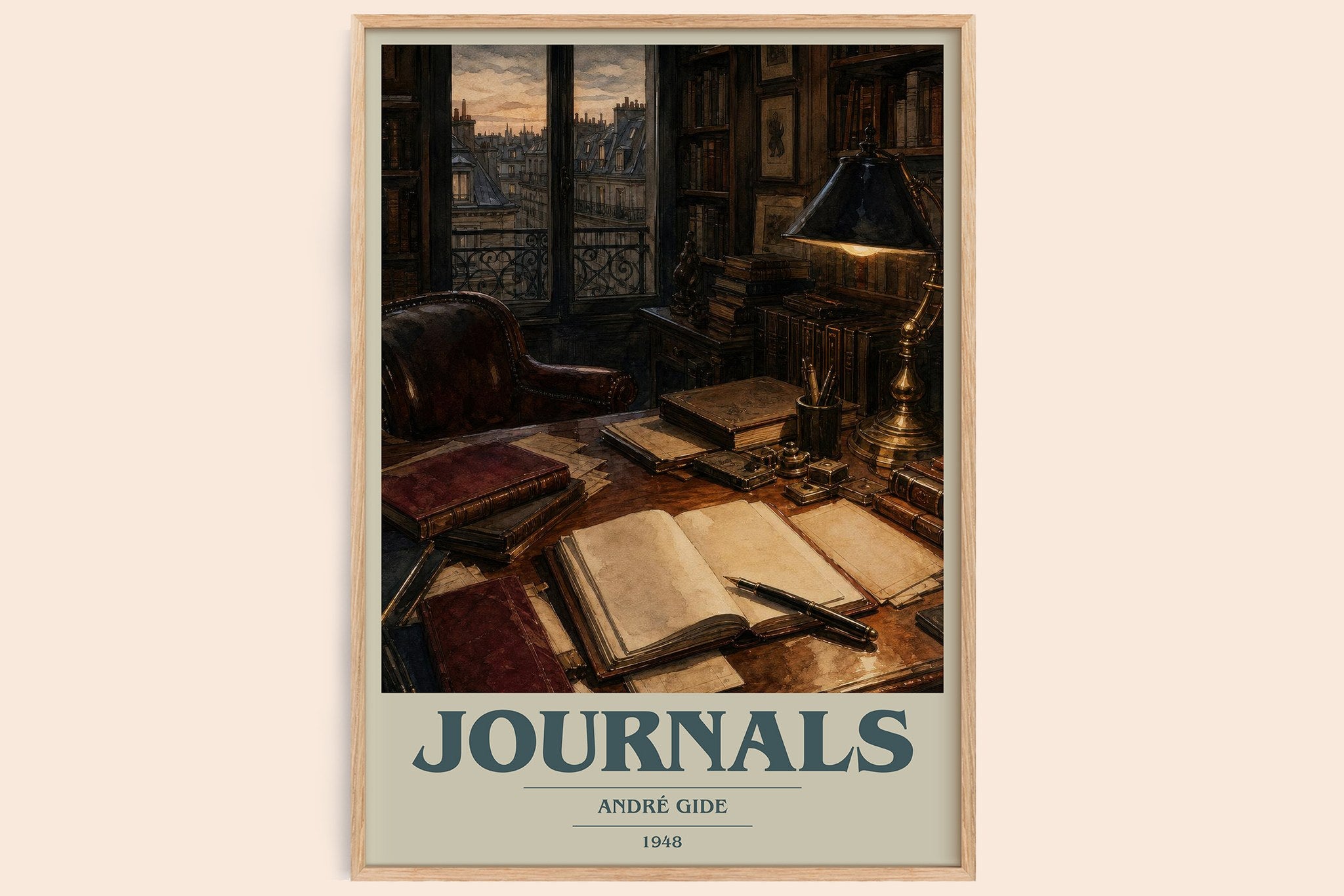 Journals Book Cover Poster by André Gide