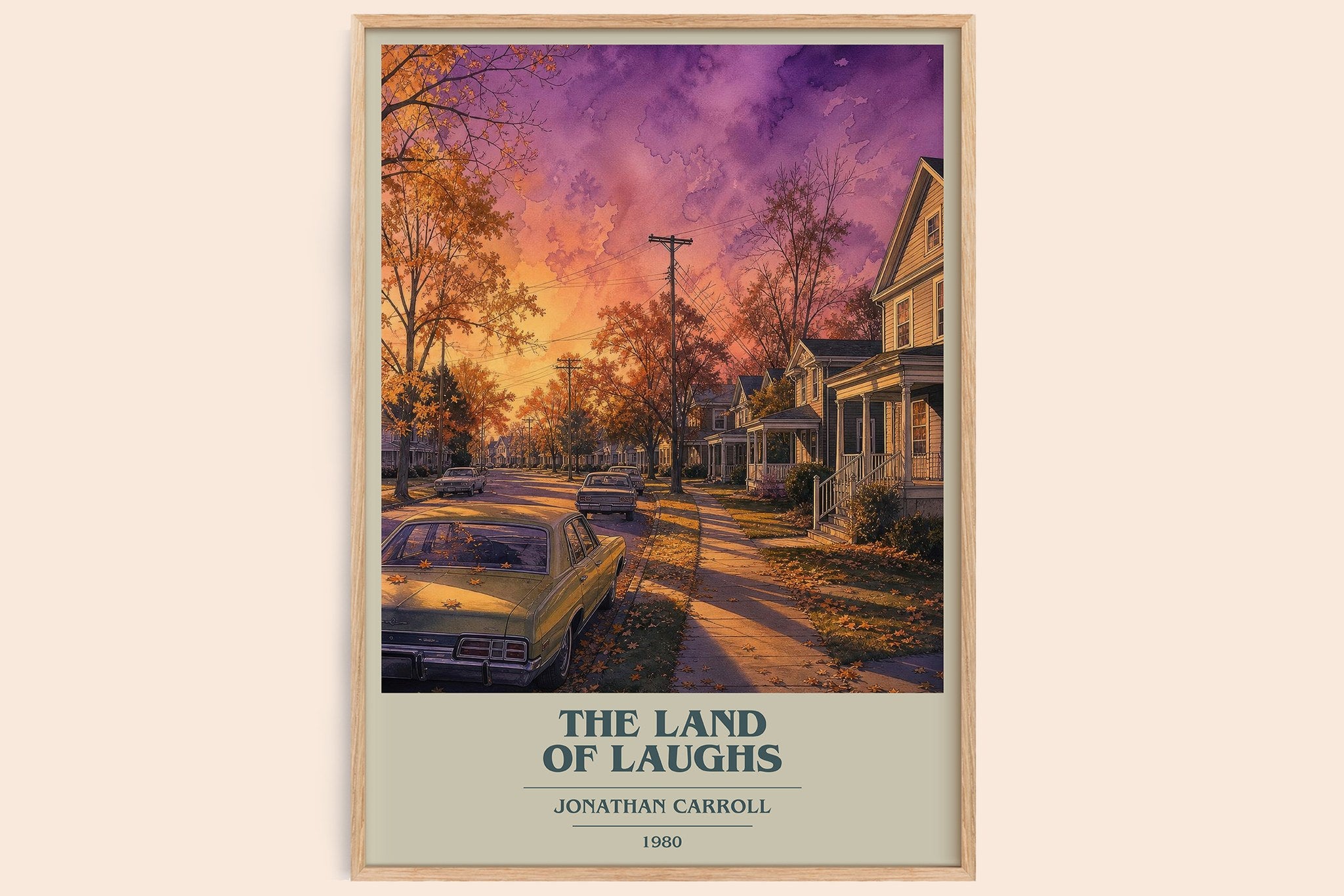 The Land Of Laughs Book Cover Poster by Jonathan Carroll