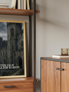 The Old English Baron book watercolour illustration paper finish options – matte satin gloss