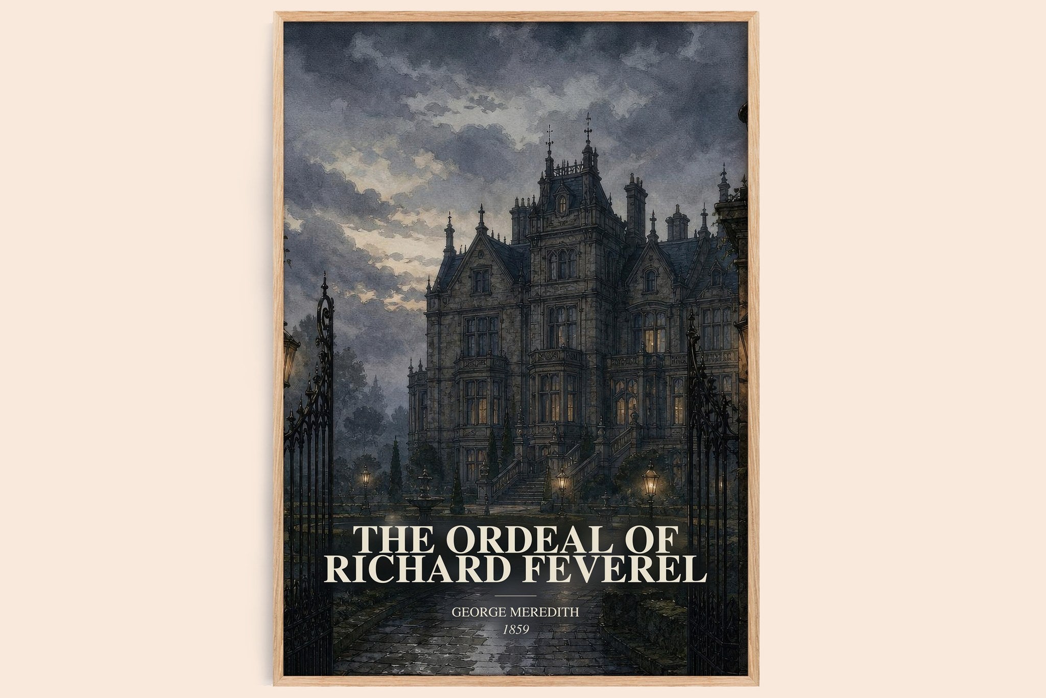 Ordeal Of Richard Feverel Book Watercolour Illustration by G. Meredith