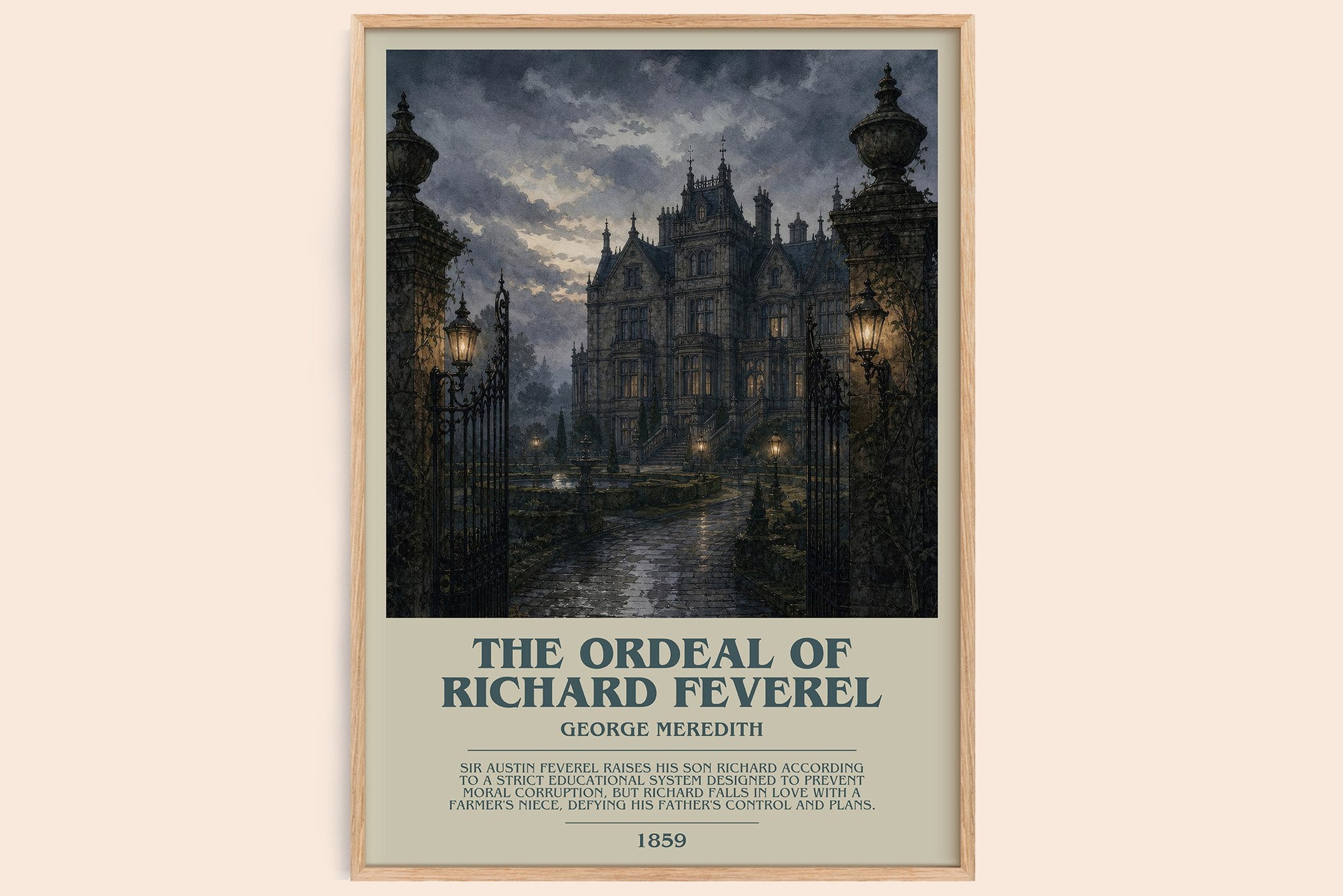 The Ordeal Of Richard Feverel Bookish Wall Art by George Meredith