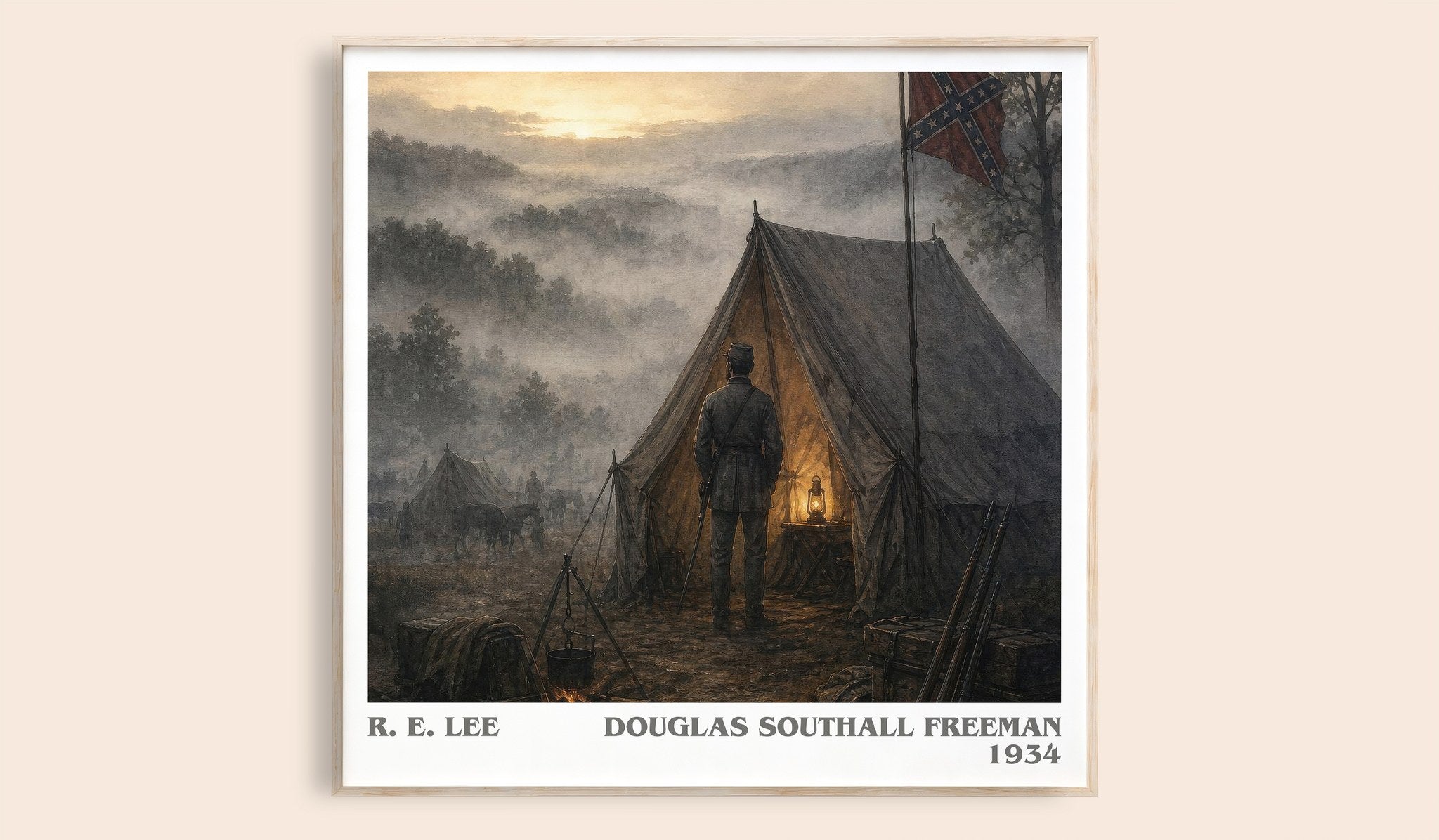 R. E. Lee Literary Art Print by Douglas Southall Freeman